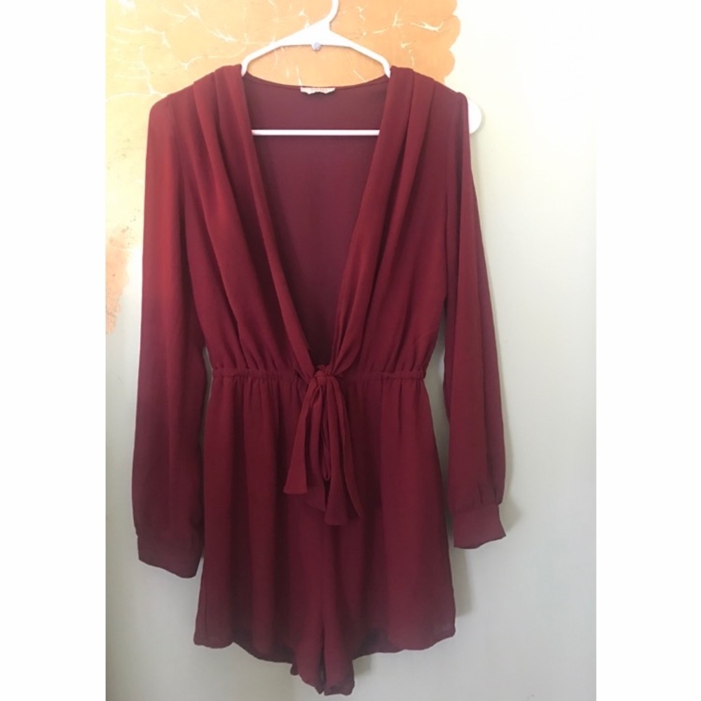 Long sleeve romper